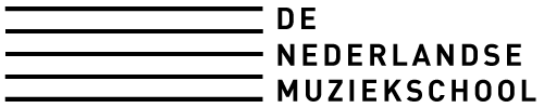 De Nederlandse Muziekschool Logo Zwart